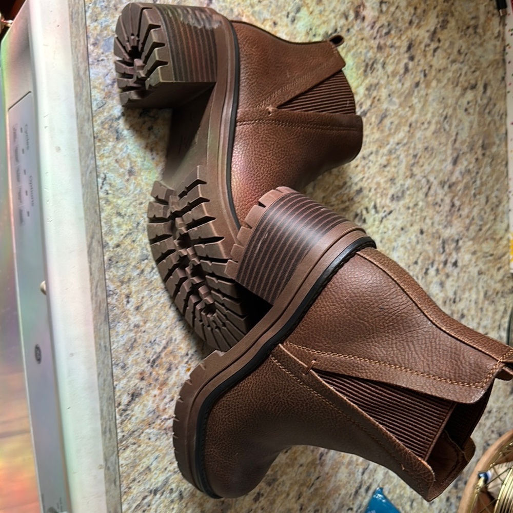 MIA Brown Ankle Boots